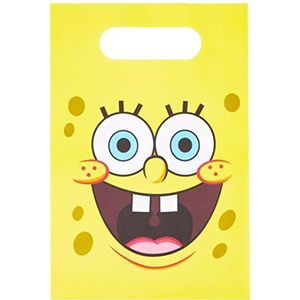 Amscan 9907200 8 stuks Spongebob papieren verrassingszakjes voor verjaardagsfeest