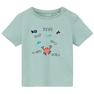 s.Oliver T-shirt, korte mouwen, korte mouwen, uniseks baby, Blauw/Groen