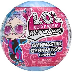 LOL Surprise All Star Sports Gymnastics modepop met gymnastiekthema met 8 verrassingen, waaronder een sportpop en een balk, ideaal voor meisjes vanaf 3 jaar