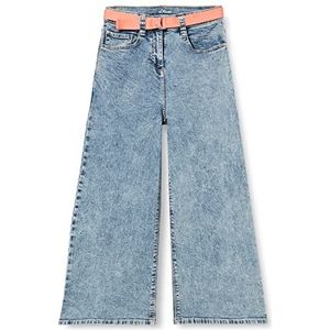 s.Oliver Junior Mit Gürtel Jeansrok met riem voor meisjes, blauw, 146 (normale maat), Blauw