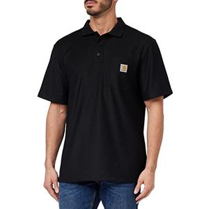 Carhartt heren polo shirt, Zwart, XXL