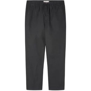 Springfield Pantalón Chino Lino Herenbroek (1 stuk), Zwart