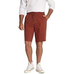 JP 1880 Flexnamic® Bermuda, elastische tailleband, 4 zakken, broek voor heren, Marsala rood
