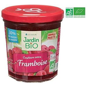 Jardin BiO étic – extra jam framboos, 320 g