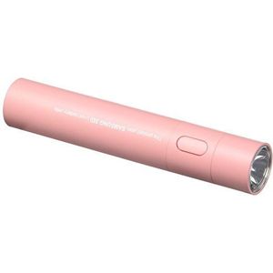 TSST - Draagbare oplader 3000 mAh, zaklamp, kleur roze