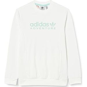 adidas Uniseks T-shirt voor kinderen, wit, 7-8 jaar, Wit
