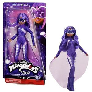 Bandai - Miraculous Ladybug - Miraculous pop - Ubiquity - Kostuum met vinyleffect - Officiële licentie - Modepop 26 cm - Speelgoed voor kinderen vanaf 4 jaar - P50158