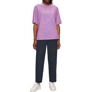 LTB Jeans T-shirt voor dames van normaal katoen, maat XL, lila, XL, Lila., XL
