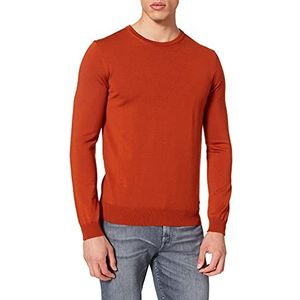 HUGO Sweater heren, Rust/Copper229, XXL, Rust/Copper229