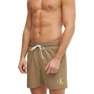 CK JEANS Short de bain pour homme, Vert (vert foncé), XXL