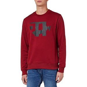 G-STAR RAW Abstract Heren Pullover Raw R Sw, rood (Chateaux Red A613-1330)
