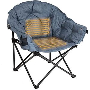 MacSports stoel, metallic stof, blauwgroen