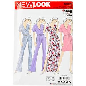 New Look Pattern UN6554A gebreide jumpsuit en jurk voor dames