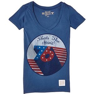 Original Retro Brand The Men's T-Shirt, Blauw/bedrukt USA 76