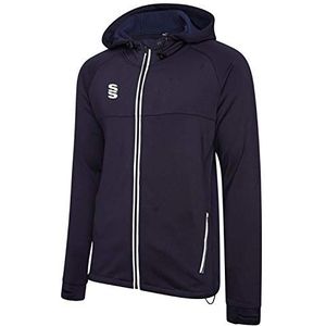 Surridge Sports heren dubbele rits hoodie, Navy Blauw