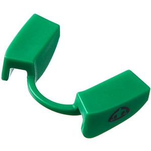 Power-mondbescherming voor sport en fitness, gewichtheffer-mondbescherming (krachttraining, vorm, competitie) – kaak onder, contactloos (1 pak groen)