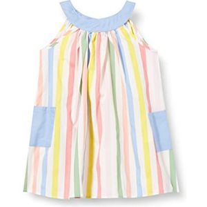 Koton Gestreept Mouwloos Pocket Detail Jurk Katoen Babykleding Meisjes Blauw Strepen (01j), 9/12 maanden, Blue Stripe (01J)