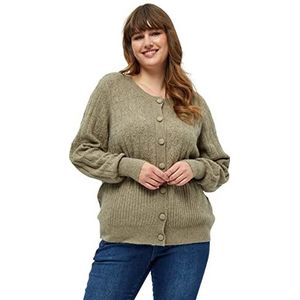 Peppercorn dames cardigan alaniah, winterzand mix