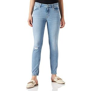 GANT D1. FARLA Cropped Jeans Mous, Semi Light Blue Broken in, 28 dames, Semi Light Blue Broken In, 52, Semi Light Blue Broken In