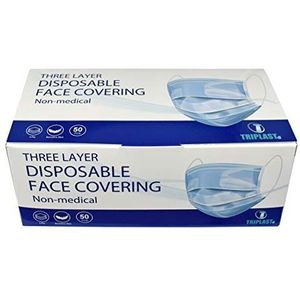 Triplast Masques jetables 3 couches 0,204999 kg