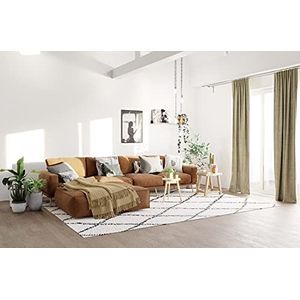 Velours ecru gordijn woonkamer slaapkamer gordijn modern 140x245 cm zachte stof