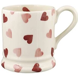 Emma Bridgewater 1PIH040002 mok met hart, roze, 1/2 pinte