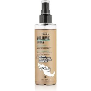 LENDAN - Volumespray - Terra Volume Spray - 200 ml - Volumegevend haar - Versterkt en maximaliseert het volume van het haar - Onmiddellijk verdikkend effect - Anti-kroes - Veganistisch