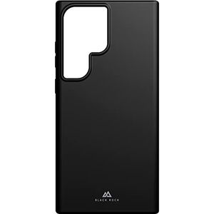 Black Rock - Coque en silicone Urban Case compatible avec Samsung Galaxy S23 Ultra 5G I Coque de protection en silicone fine, antidérapante (noir)