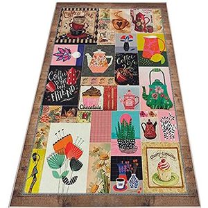 Bedrukt polyestertapijt, 100 x 200 cm