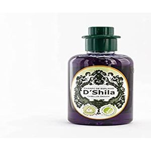 D'Shila Natuurlijke organische anti-vet, shampoo, 300 ml, evenwicht, houdt het haar schoon, glanzend en zijdeachtig, zonder roos en vet, voorkomt haaruitval