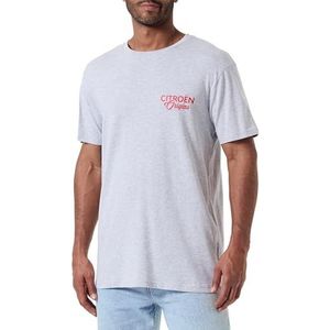 CITROËN Stampa Origins Small & Stampa Evolution Sketches Sul Retro C24s T-shirt voor heren, Lichtgrijs gemêleerd