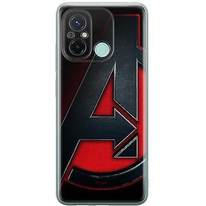ERT GROUP Beschermhoes voor Xiaomi REDMI 12C / REDMI 11A Original en officieel gelicentieerd Marvel Avengers 019-patroon, perfect aangepast aan de vorm van de mobiele telefoon, TPU-hoes