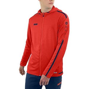 JAKO Striker 2.0 herenjas met capuchon vlam/marine, 4XL 6819, rood/marineblauw