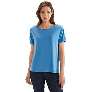 Street One A319578 T-shirt voor dames met korte mouwen, Bessenblauw