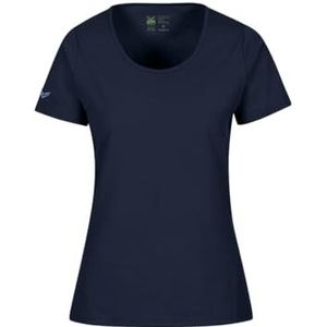 Trigema Dames T-shirt van biologisch katoen, marineblauw (C2C 546)