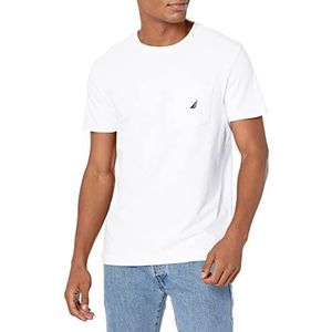 Nautica Ss Anchor Pocket Tee Classic Fit T-shirts, Wit