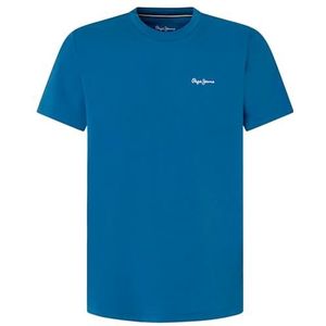Pepe Jeans Effen T-shirt met pijama-top voor heren (1 stuk), Blauw (donkerblauw)