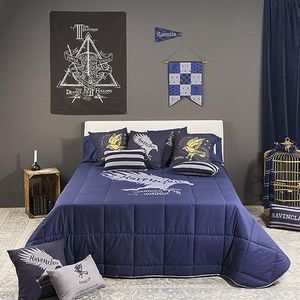 Bellum dekbedovertrek Harry Potter, 250 g, model Ravenclaw Values voor bed met 90 cm (190 x 270 cm)