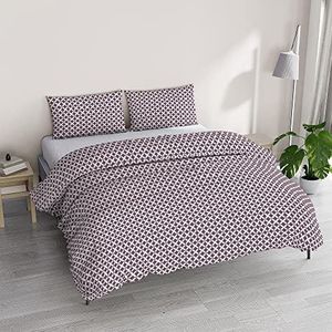 Italian Bed Linen ATHENA dekbedovertrek met tas en kussenslopen, bedrukt, RITA ROSA, tweepersoonsbed