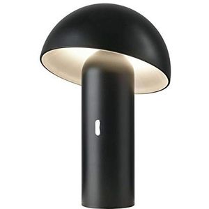 Sompex, Svamp, Led-tafellamp, werkt op batterijen, 3 kleuren, dimbaar. kleur: zwart