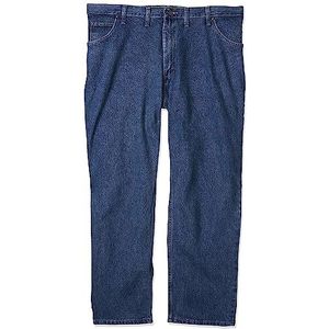 Wrangler Authentics Stonewash Dark Heren Classic Cotton Five-Pocket-Jeans 36W/31L, Stonewash Dark