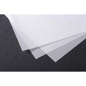 Clairefontaine - Ref 975078C - transparant papier (10 vellen) - formaat 50 x 65 cm, 50/55 g, hoge transparantie, glad oppervlak, zuurvrij, bedrukbaar - geschikt voor inkt, markers en potloden