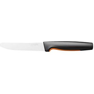 Fiskars Tomatenmes, functionele vorm, totale lengte: 23 cm, Japans roestvrij staal/kunststof, 1057543