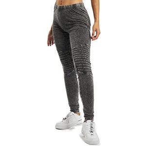 Urban Classics Sportlegging voor dames in jersey- leggings voor dames met jeanslook, in 3 kleuren, maten XS-5XL., Donkergrijs