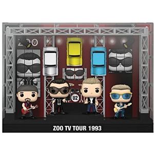 U2 Pack 4 POP! Moments DLX Vinyl Zoo TV 1993 Tower 9 cm