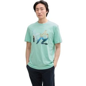 TOM TAILOR 1046712 T-shirt voor heren, 37105 - Helder mintgroen, 3XL