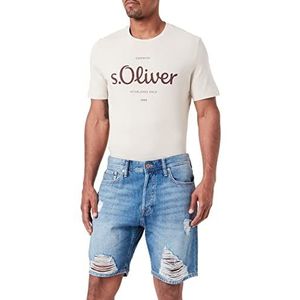 JACK & JONES Jjichris Jjoriginal Mf 603 korte jeansshorts voor heren, Denim blauw