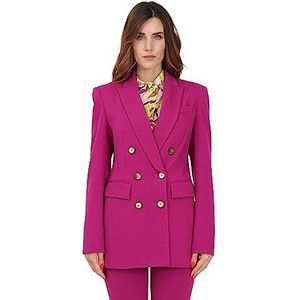 Pinko Glorioso Veste Punto Tissu Blazer Femme, Vib_viola Buganville, 50