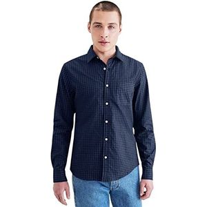 Dockers Original SHIRT Slim herenhemd (1 stuk), Aquatic Navy Blazer