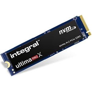 Integral SSD 1920 GB Ultimapro x2 M.2 2280 PCIe Gen3x4 NVMe Ultra High Speed Tot 3300 MB/s lezen en 3000 MB/s schrijven